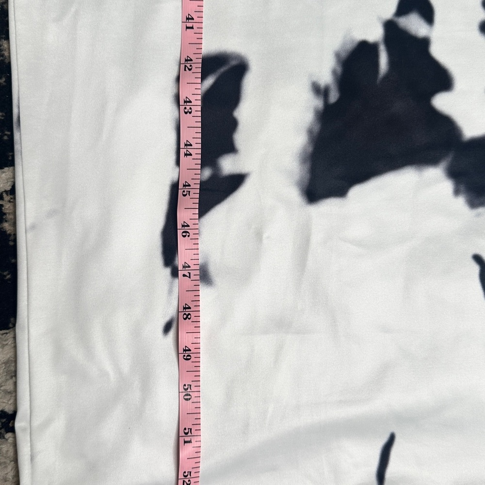 SHEIN Women's Black and White Jumpsuit Tie Dye Cami Wide leg New Without Tag XL - Picture 10 of 12